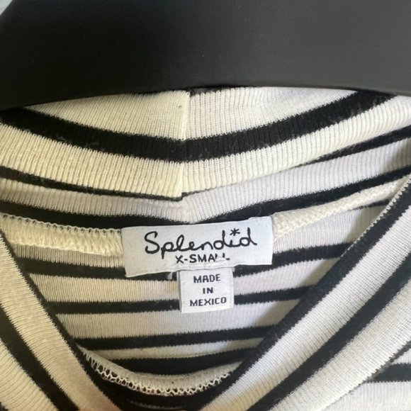 Splendid‎ Striped Mockneck Tee - Picture 5 of 5